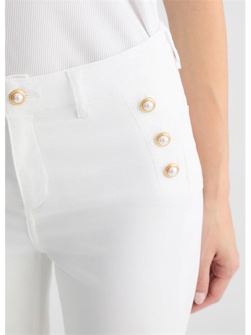 pants woman white LIU JO | WA5459T4033/11111